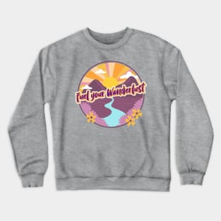 A journey of a thousand miles must begin with a single step. Travel more. Crewneck Sweatshirt